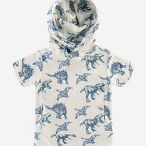 NWT Kate Quinn short sleeve essential pocket skinny hoodie